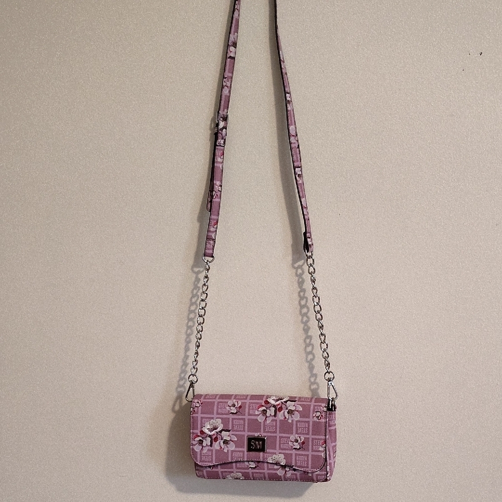 Steve Madden Pink Floral Women's Bag - Picture 8 of 15